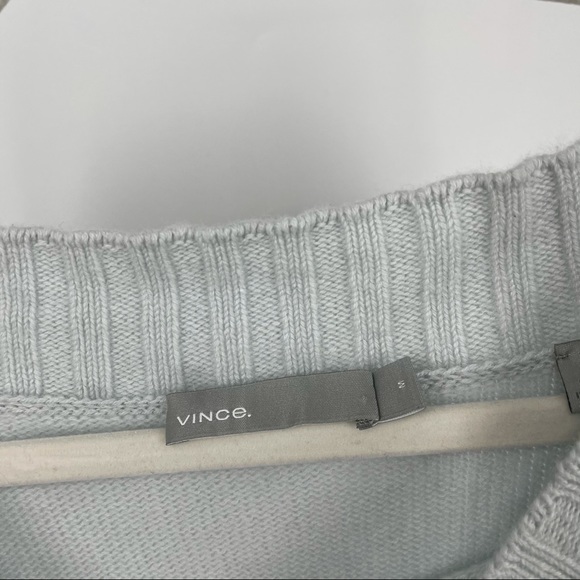 Vince Wool cashmere baby blue sweater Medium - Picture 4 of 6